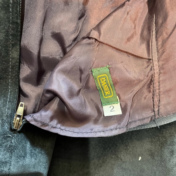 Vintage Leather & Suede High-waisted Skirt by Danier - Picture 3 of 8